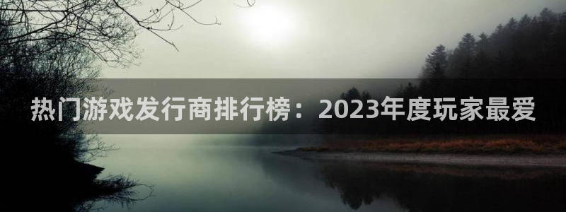 im电竞官网平台注册账号注意事项：热门游戏发行商排行榜：2023年度玩家最爱
