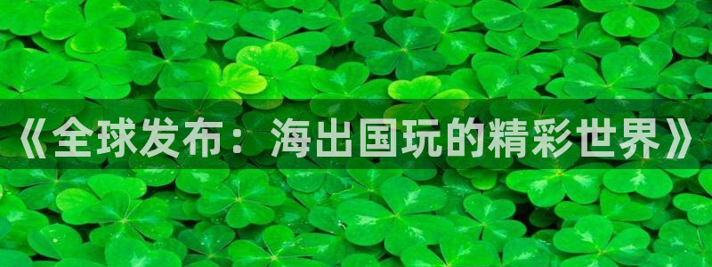 im电竞官网注册平台是什么公司：《全球发布：海出国玩的精彩世界》