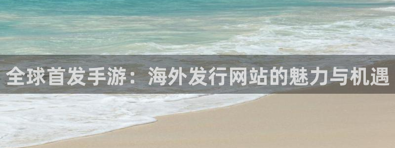 im电竞官网注册平台官网登录：全球首发手游：海外发行网站的魅力与机遇